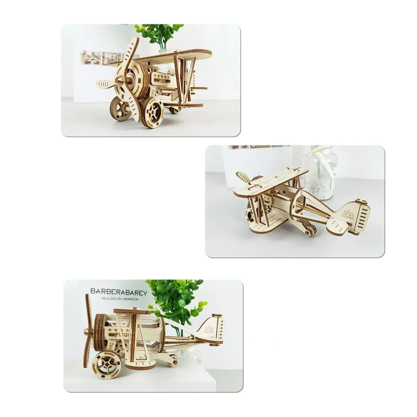 1/72 mechanische Ausrüstung Holz Retro Air plane models 3d Puzzle DIY Baukästen Treiber von Gummiband für Jugendliche Erwachsene zu bauen