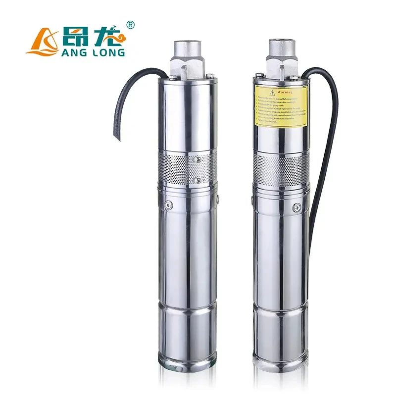 Brushless Dc Motor Agriculture Irrigation Solar Water Pump Solar Screw Water Submersible Deep Well Pump Without Solar Panels