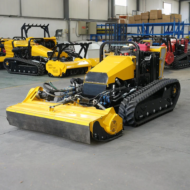 CE EPA Euro 5 Crawler Remote Mower  All-Terrain Remote Mower Robot Remote Control Robotic Lawn Mower Grass Trimmer