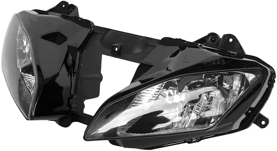 

Motorcycle Headlight Lamp Assembly Compatible for Yamaha YZF600 R6 2006 2007 06 07 YZF-R6 Motorbike Headlight Front Head Lamp Cl