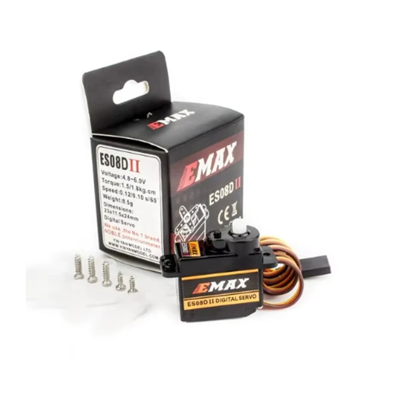 EMAX ES08D II Plastic Digital Micro Servo for RC Helicopter Airplane RC Quadcopter