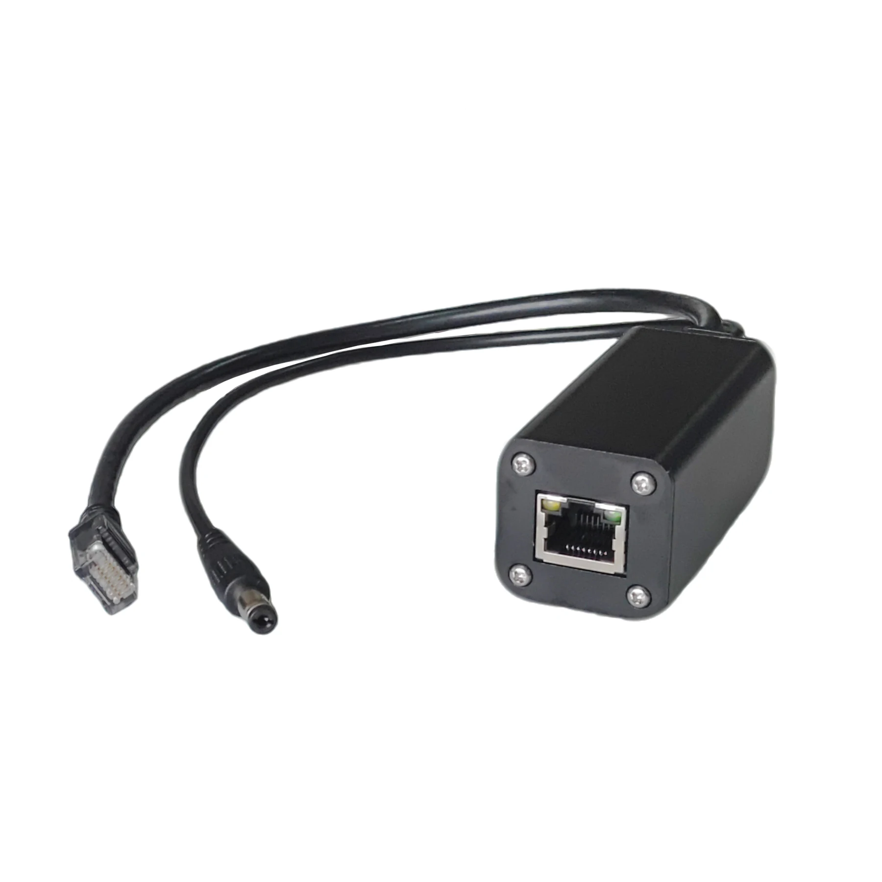 2.5Gbe Industrial POE Splitter 12V 25W Output with 30cm Cable Metal Case Network Device Splitter for Enhanced Networking