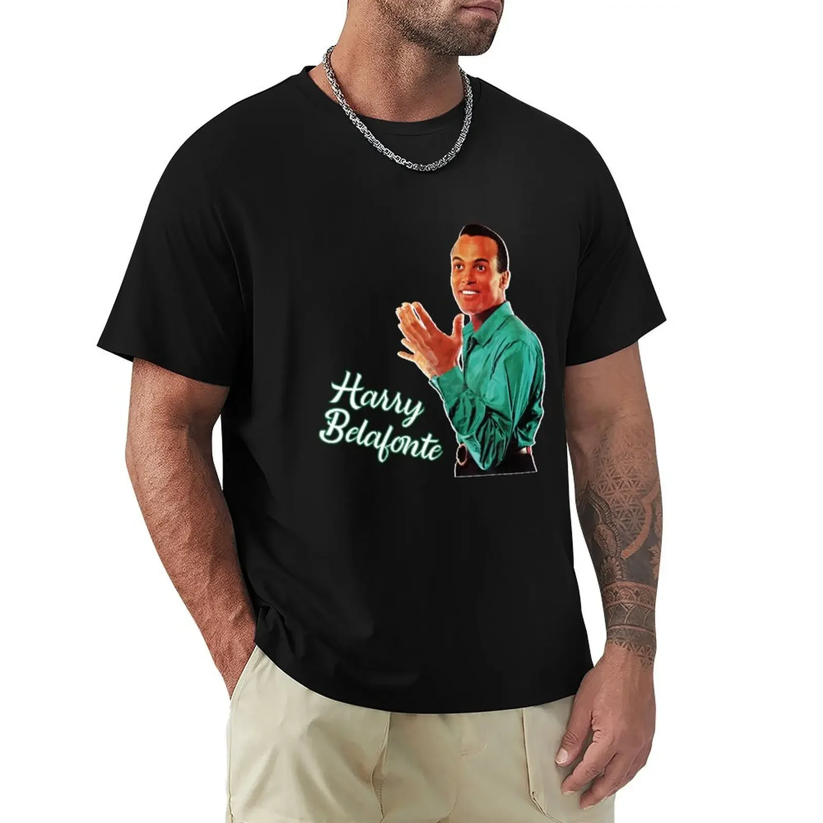Harry Belafonte T-Shirt anime tshirt vintage graphic tee mens graphic t-shirts funny image 3