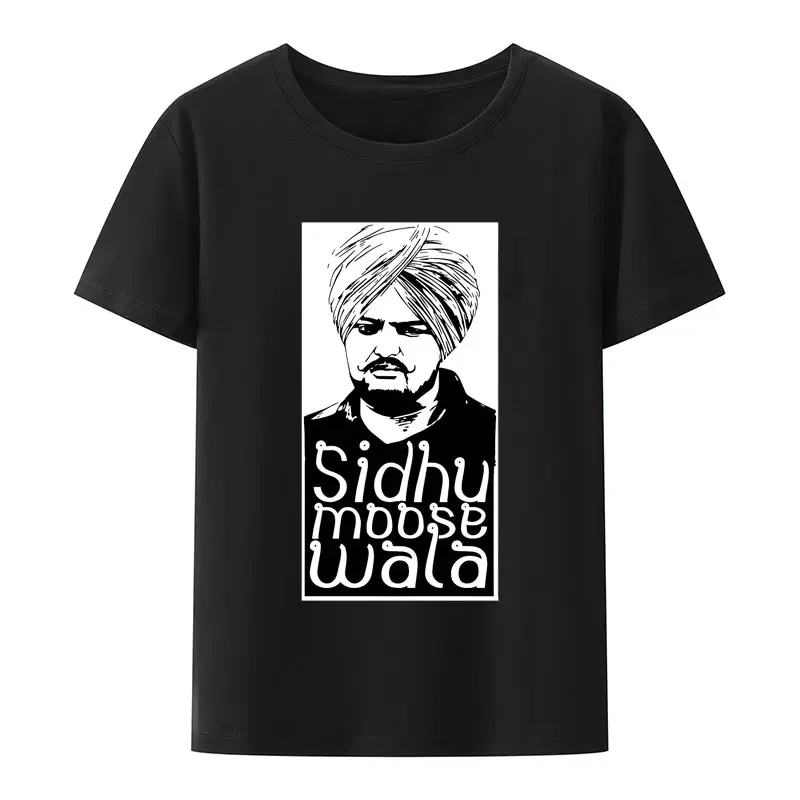 Legend Sidhu Moosewala Modal Print Tees Women Hipster Graphic T Shirts Men Short-sleev Comfortable Breathable Cool Camisetas