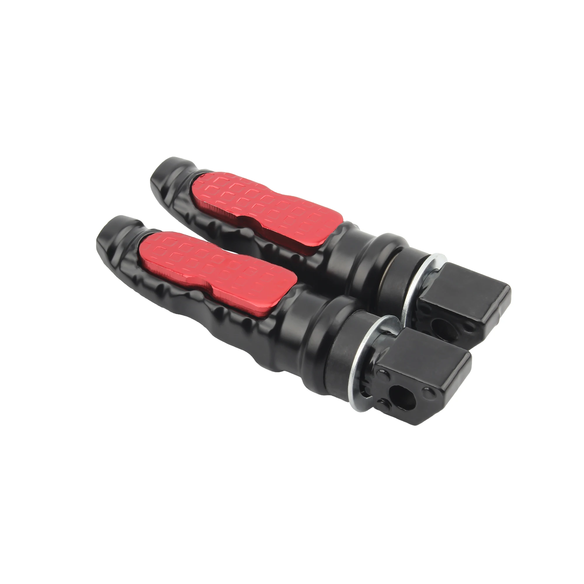 Universal 8MM Motorrad Hinten Passagier Fußrasten Aluminium Fußstütze Für KTM Yamaha Honda Kawasaki Motorrad Pedale Roller