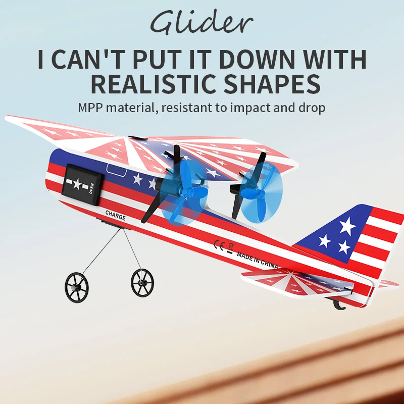 Mini RC Plane 2.4G 2CH Fixed Wing Remote Control Glider Professional RC Aircraft Airplane Model Toys For Children Gifts
