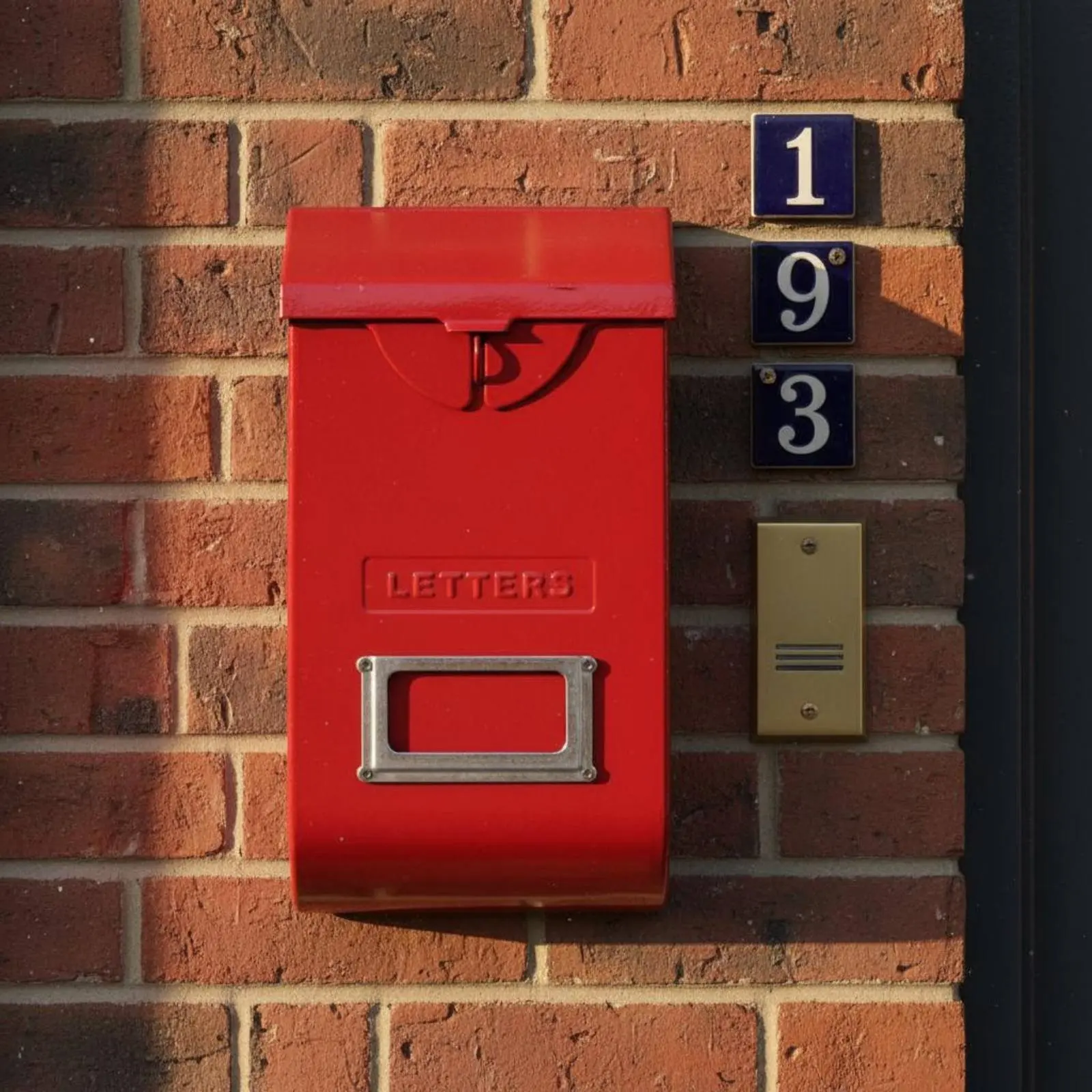 

Vintage Metal Mailbox Lockable Retro Letter Box Wall Mount Mailbox Easy to Install Household Decor for Office