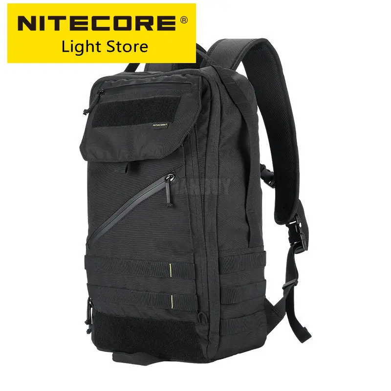 Genuine Nitecore BP23 Multipurpose Commuting Large 23L Backpack Wearproof 600D Polyester Fabric Travel Outdoor Activities Daily