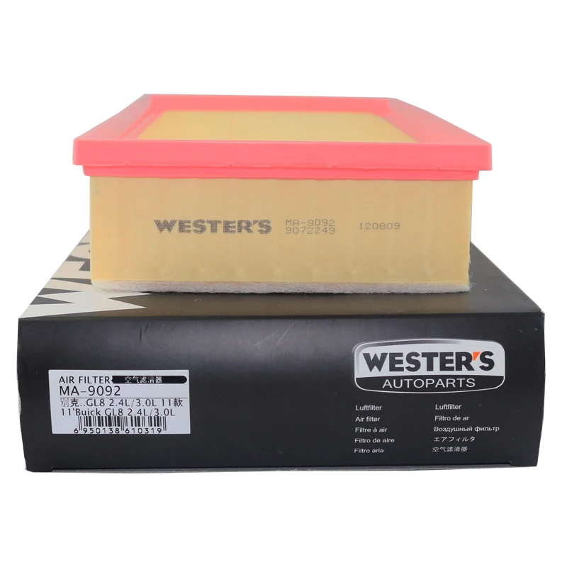 

For BUICK GL8 2011-2016 2.4 GL8S 2.4 3.0 2011-2016 REGAL 2.0 2003-2008 WESTGUARD Air Filter MA9092 9072249