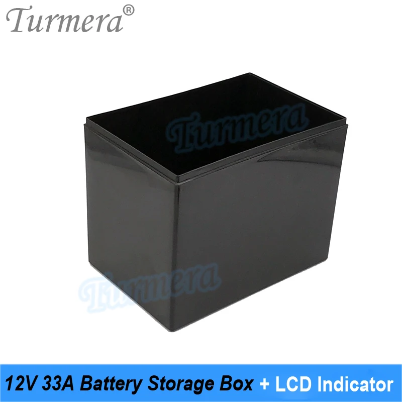 Turmera 12V 33A pojemnik na baterie ręczny wskaźnik LCD dla 18650 26650 21700 32700 baterii system ups skorzystaj z