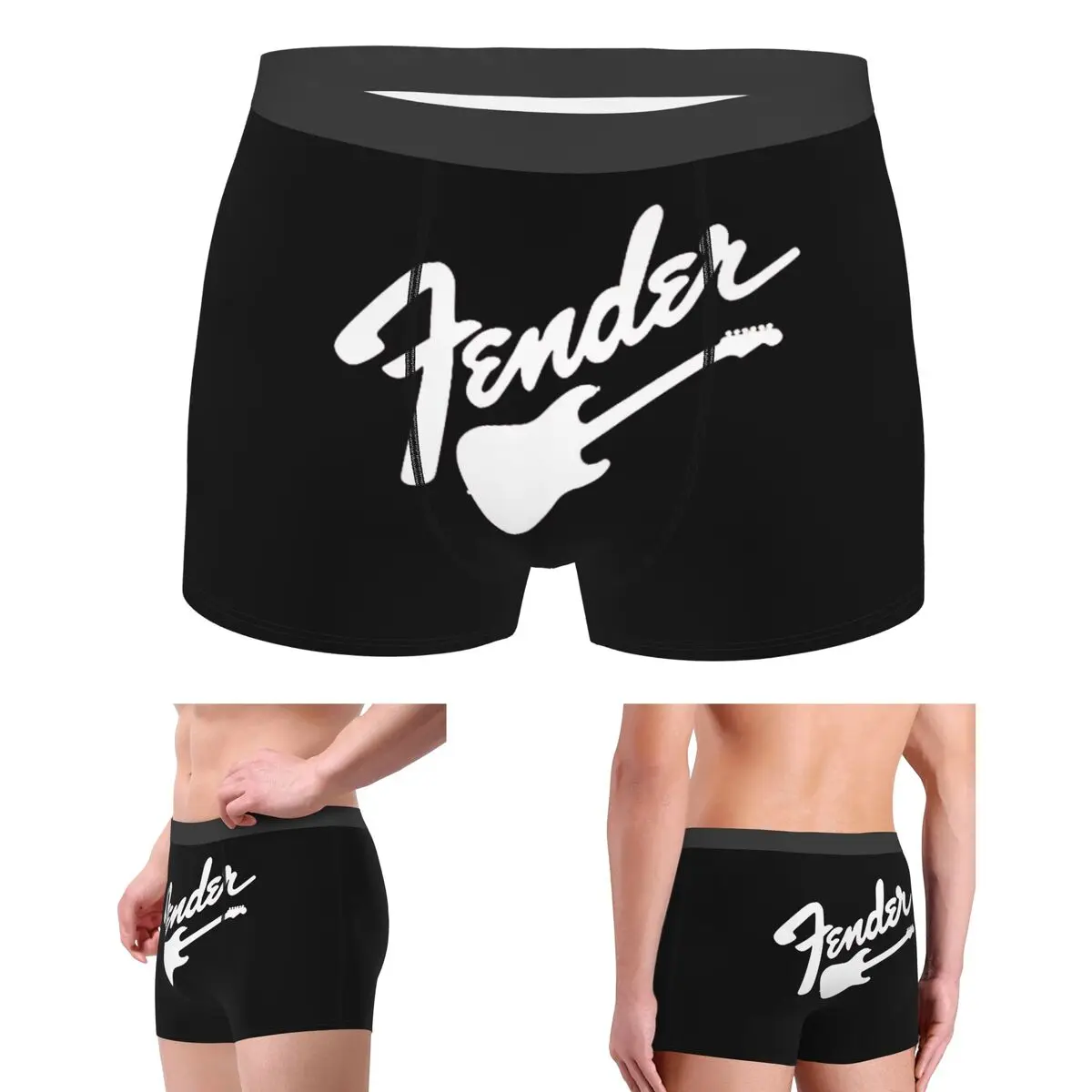 

Boxer Underpants Shorts Fender (9)1 Panties Men Comfortable Underwear for Homme Man Boyfriend Gifts