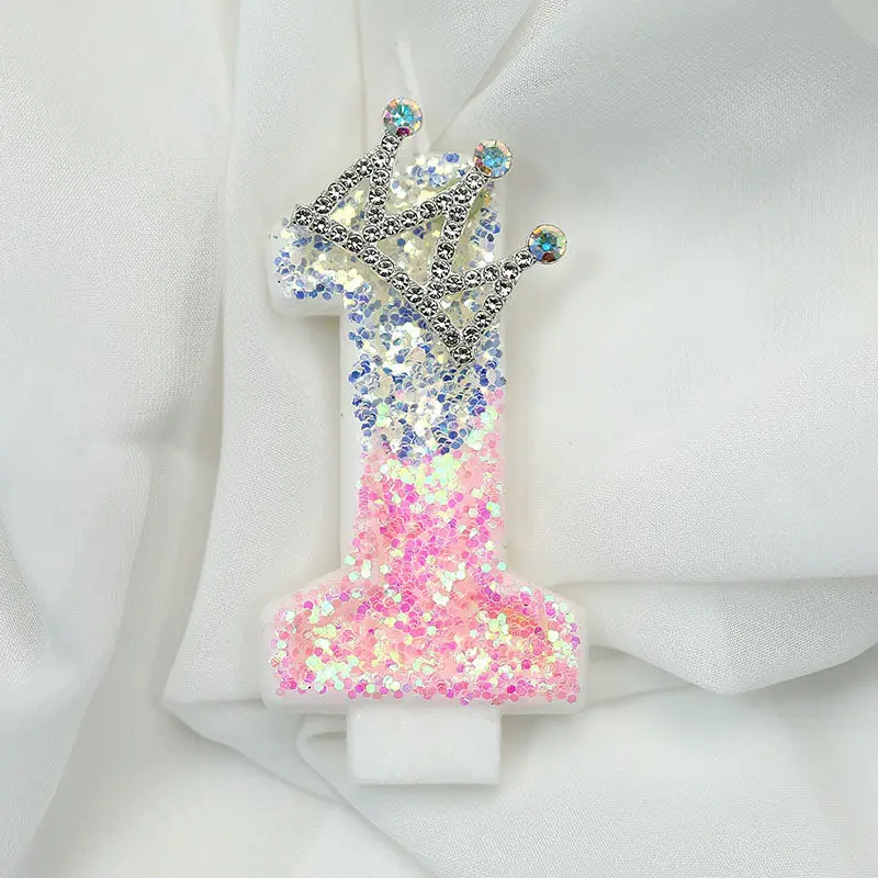 Princess birthday cake party birthday digital candle adult birthday creative cake decoration crown