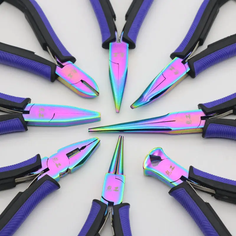 Jewelry Pliers, Jewelry Nippers, Round-nose Pliers, Mini Pliers, DIY Wire Wrapping and Bead Stringing Tools