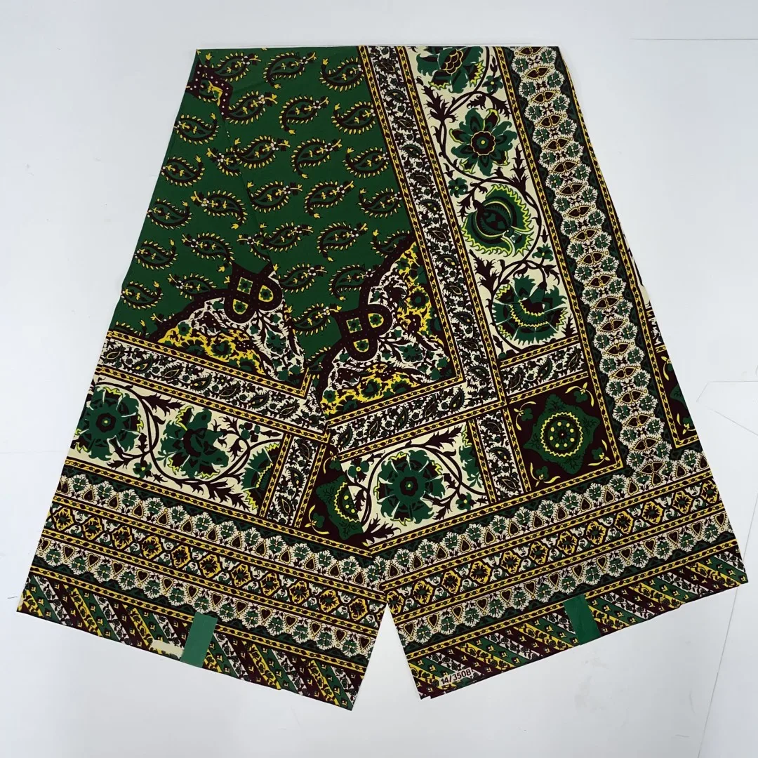 2024 Echte Afrikaanse Nederlandse Batik Stof Voor Jurk Hoge Kwaliteit Ankara Wax Bedrukt Katoen Stof Van Holland 6 Yards T1