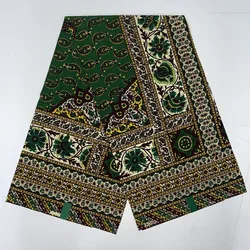 2024 echter afrikanischer holländischer Batik stoff für Kleid hochwertiger Baumwoll stoff mit Ankara-Wachs druck aus Holland 6 Yards t1