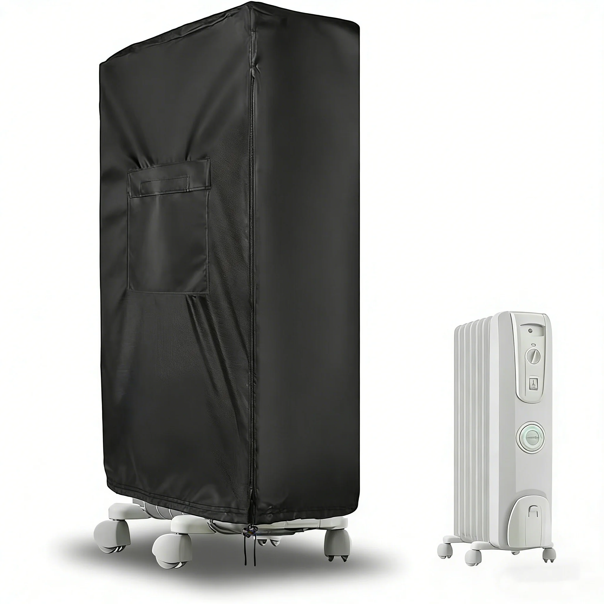 

Чехол для портативного обогревателя для использования в помещении, прямоугольный пылезащитный чехол, защищает обогреватель от загрязнений и обеспечивает его чистоту (только чехол)