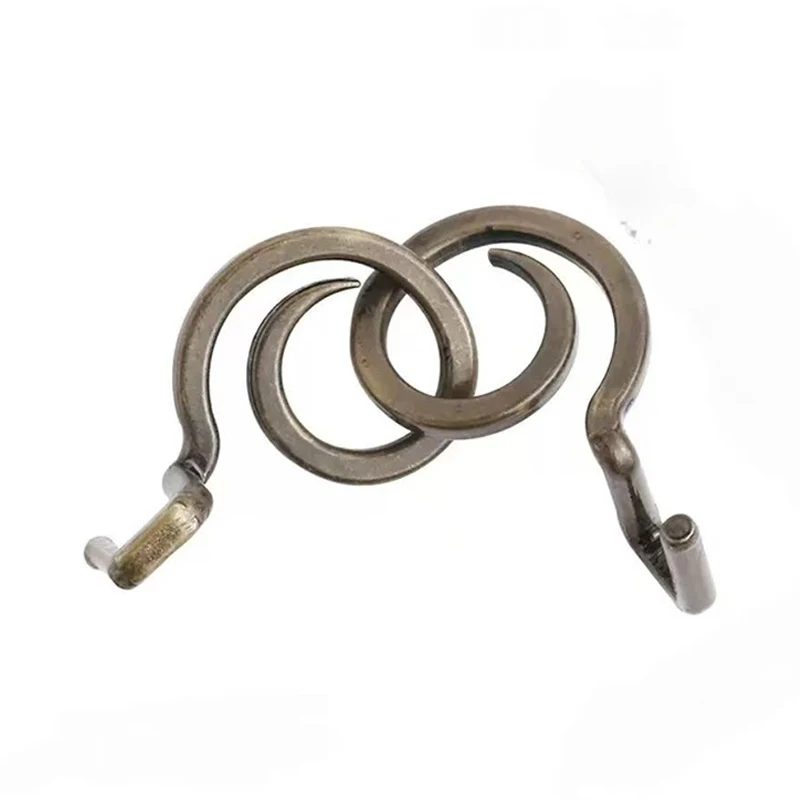 الهدايا التعليمية الكلاسيكية ماجيك يذبذب الألغاز حلقة معدنية أداة تحدي الدماغ للبالغين والأطفال المراهقين ألعاب تحدي المنطق الذكاء