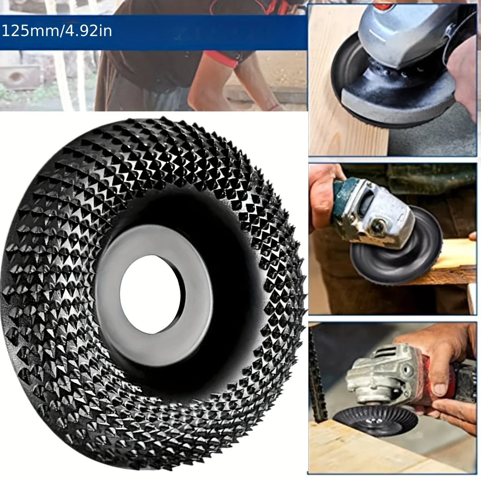 100*20 Plane Bevel Angle Grinding Wheel Woods Polishing Wheel Wood Carving Sanding Tool Abrasive Disc Tools For Wood Cutting