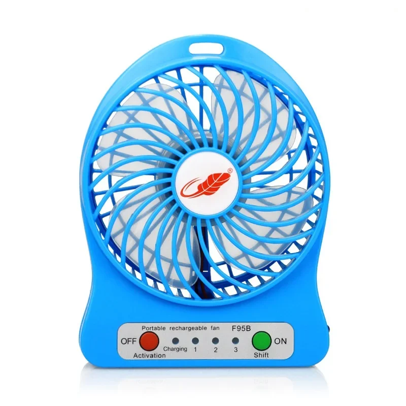 Dropshipping usb mini ventilador ventiladores elétricos portáteis com led, ar condicionado de refrigeração de mesa.