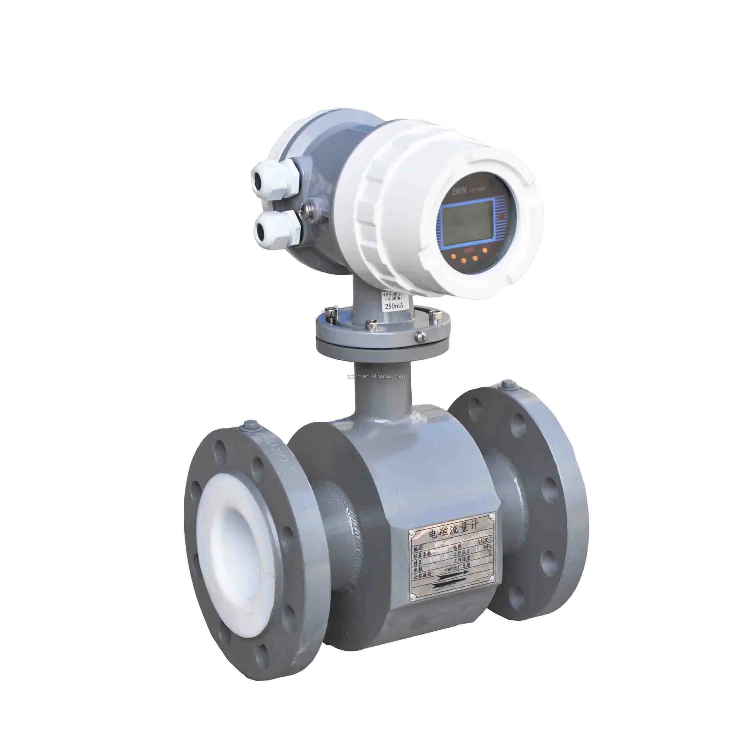 

4-20mA 220VAC 24VDC Pipeline Magnetic Flow Meter Incorporate Type Electromagnetic Flowmeter