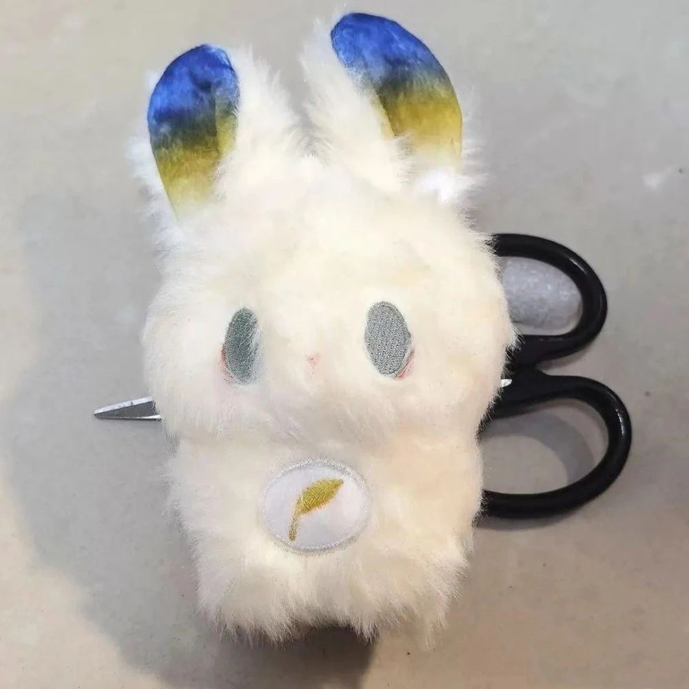 Game Arknights Shu Cosplay Keychain Plush Stuffed Cotton Doll Backpack Cute Rabbit Pendant Keyring Accessories Gift