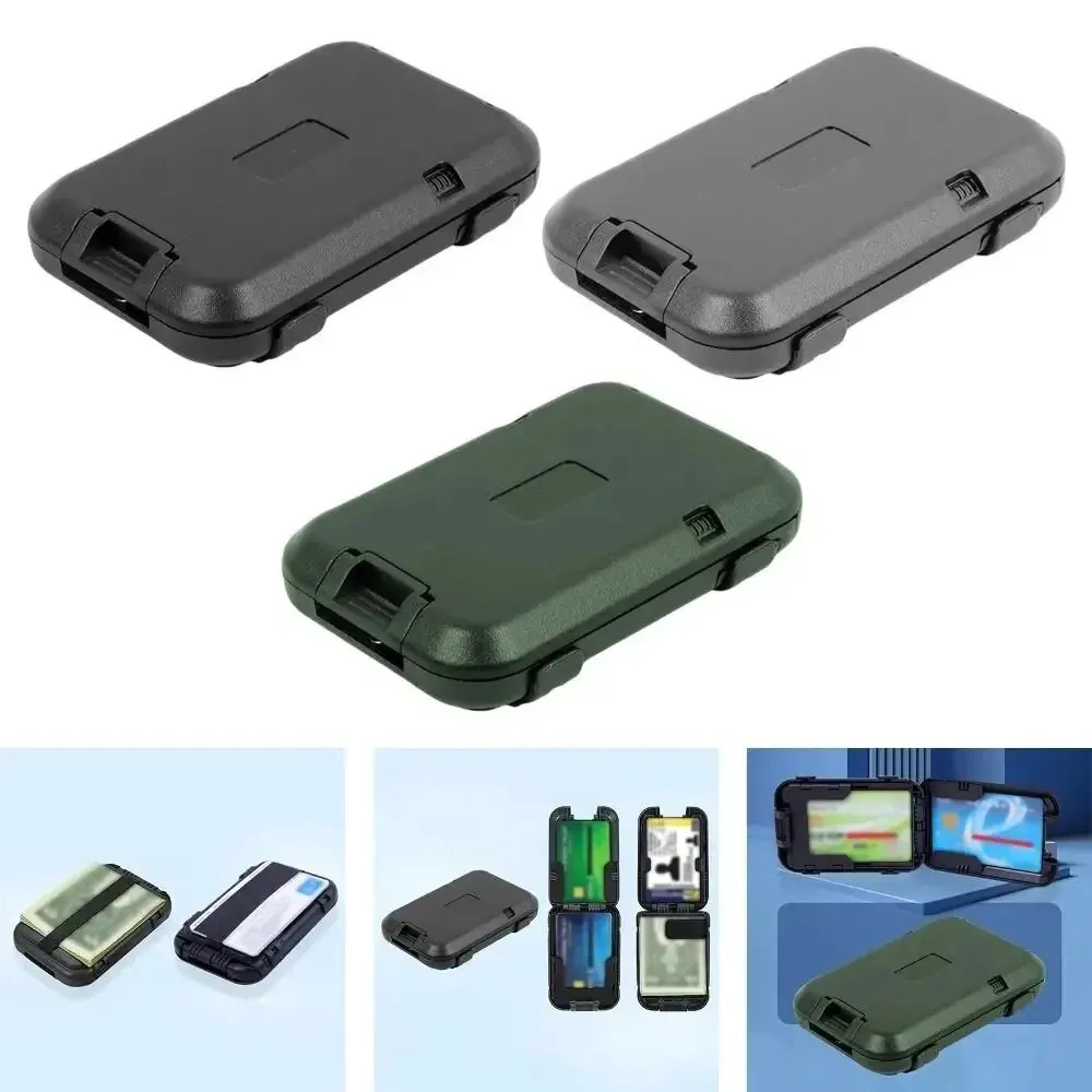 محفظة معدنية، محفظة RFID بسيطة للرجال بمشبك ألومنيوم رفيع للغاية وحامل بطاقات الائتمان النقدية