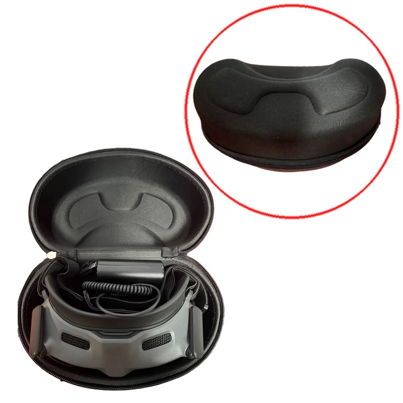 

1PCS For DJI Goggles 2/3 Protective Storage Box Carrying Case with Zipper Closure Scratch-Proof Dust-Proof FPV Glasses Protector