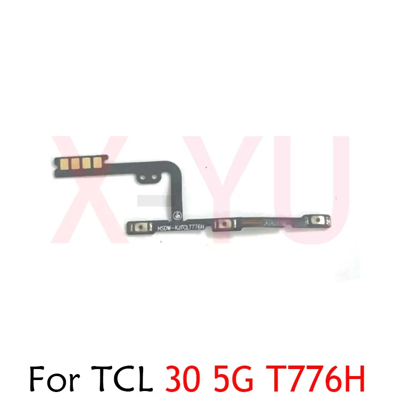 For TCL 40 SE 40SE / 40R 5G T771K T771 / 40 XE 5G T609 / 30 5G T776H Power On Off Switch Volume Side Button Flex Cable