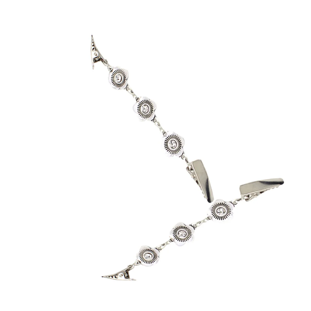 

2Pcs Sweater Clip Cardigan Chain Buckle Scarf Pin Stylish Classic Accessory Clothing Clips Sweater Clip