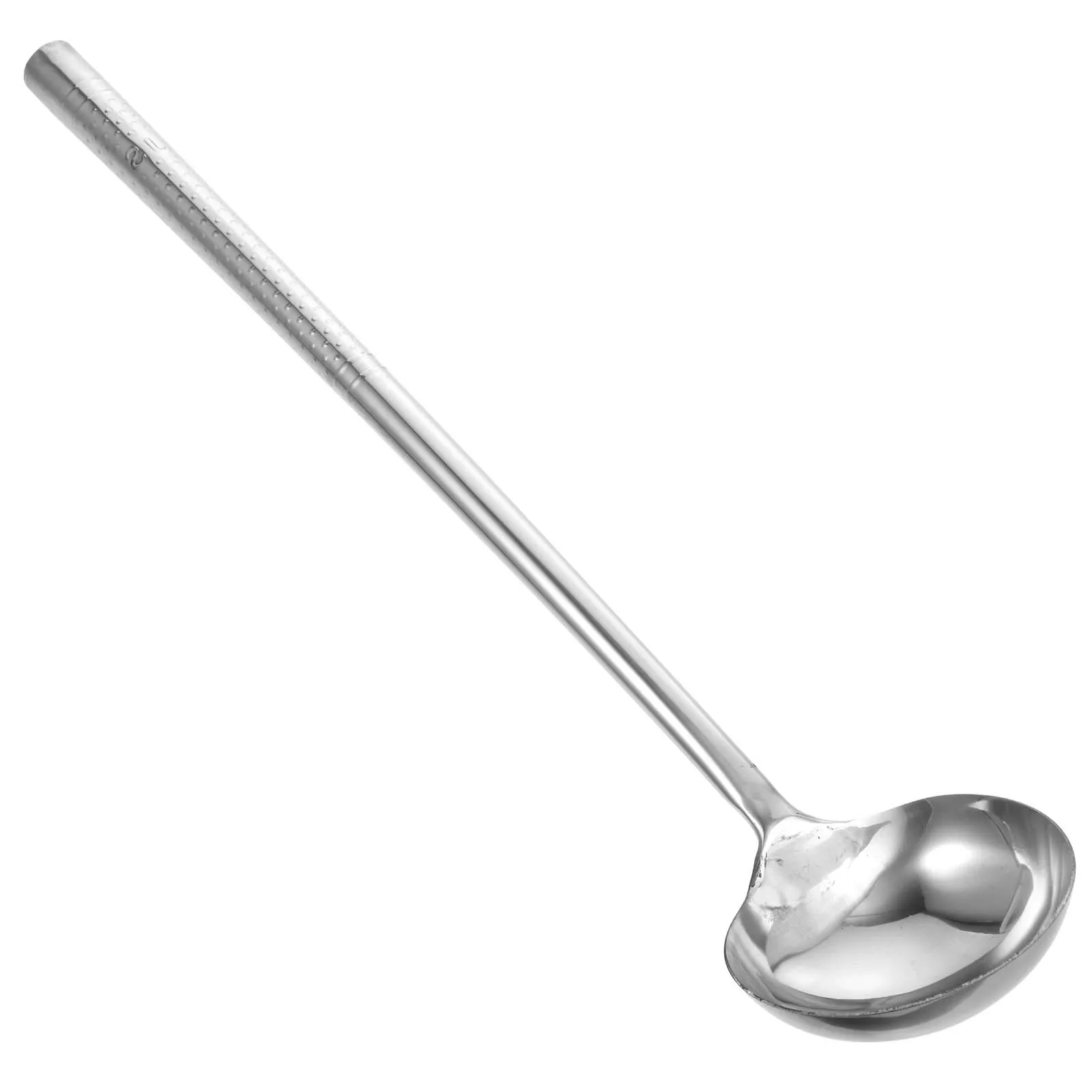 

Stainless Steel Ladle Long Handle Cooking Scoop For Soup Water Durable Rustproof Ergonomic Metal Serving Spoon Wok Tools Kitchen