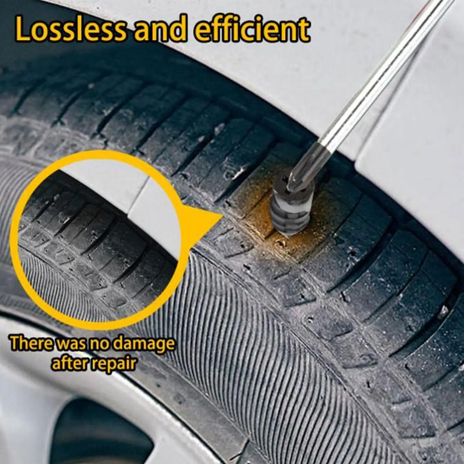 Vacuum Tyre Repair Nail Tire Puncture 32pcs Screws Motorcycle Fitting Set Tubeless Wheel Repair Punctures Kit Patches for Car