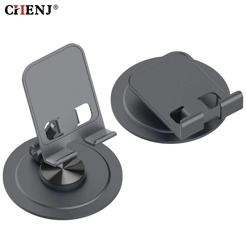 

✉ Вращающаяся на 360 градусов подставка для мобильного телефона и планшета, ленивый портативный складной держатель для телефона, кронштейн для Live See A Movie Desk Support