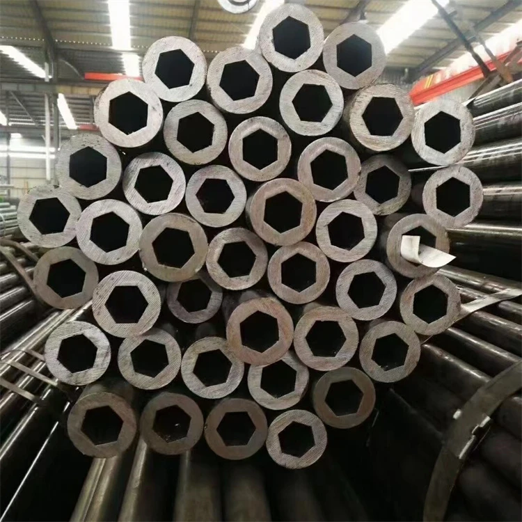 Inner hexagonal steel pipe Hexagonal shaft sleeve Tubing Carbon steel material transmission shaft tube