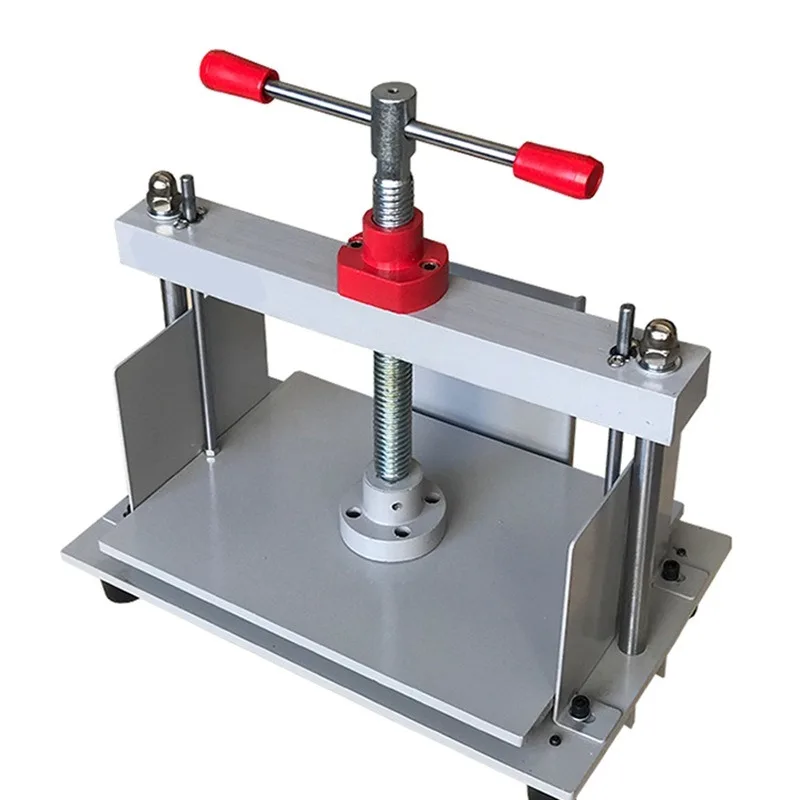 Manual Paper Press Machine A4 Book Steel Notes Invoice Bookbinder Office Flattening Machine Suitable for Albums Coins and Stamps