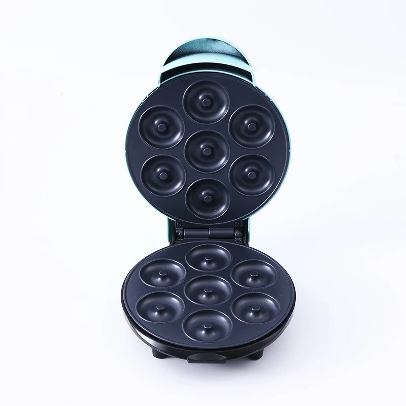 Машина для приготовления пончиков с семью отверстиями, бытовая, двусторонняя машина для приготовления завтрака с подогревом