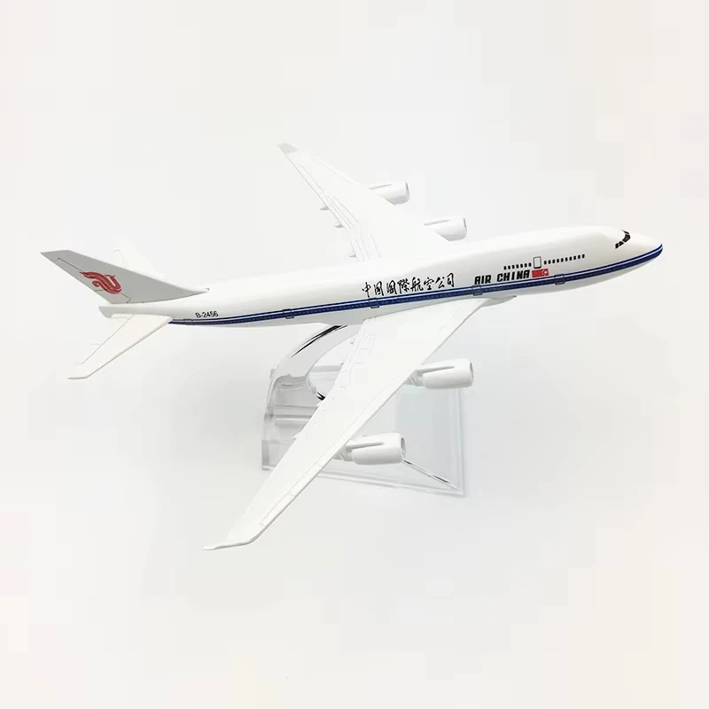 16 cm Aerei Air China B747 Modello Giocattoli Modello di aereo Decorazione da collezione