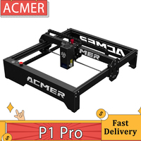 ACMER P1 Pro 20W Laser Engraver Cutter, Air Assist, Fixed Focus, 0.08*0.1mm Spot, 0.01mm Engraving Accuracy, 400*390mm