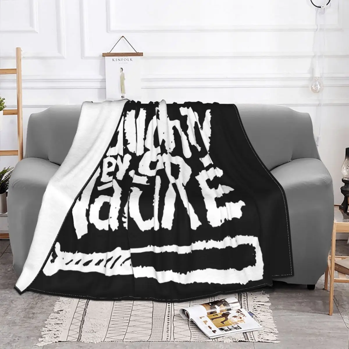 Naughty By Nature Unisex Home Bed Blanket Blankets & Throws Home And Decoration Throw Blanket