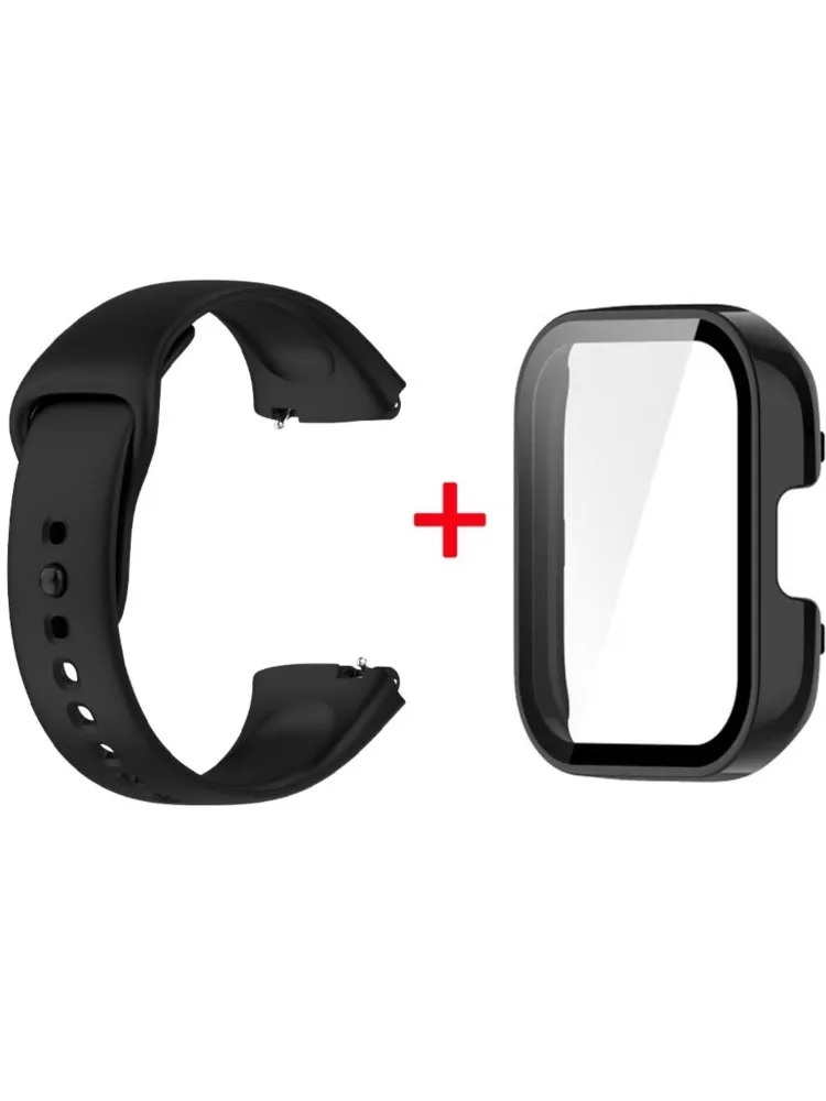 Silikonarmband + Schutzhülle für die Xiaomi Redmi Watch 3 Active, Smartwatch-Zubehör, Sportarmband für Redmi Watch 3 Active/Lite. – Detail 5
