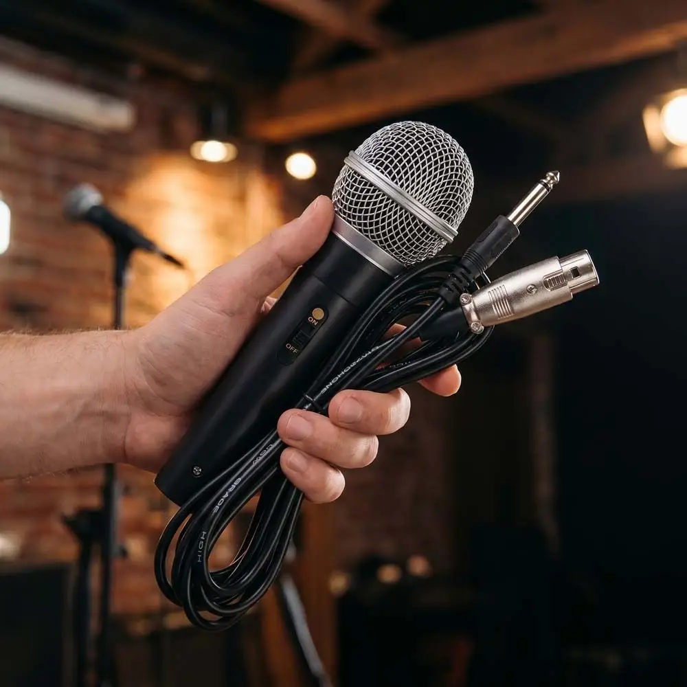 

Professional Wired Microphone Karaoke Microphone Noise Suppression Dynamic Microphone High-end Karaoke Microphone