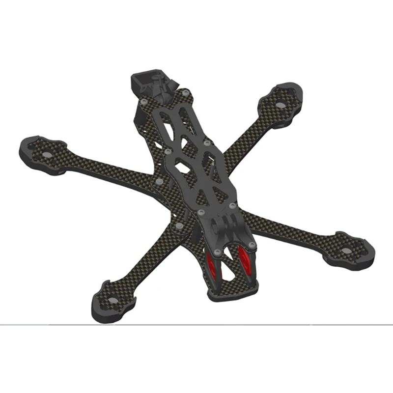 Frame Kit Quadcopter For CADDX Vista Polar Nebula Pro Runcam Link Phoenix DJI O3 Air Unit 2306 Motor(A) Easy Install Easy To Use