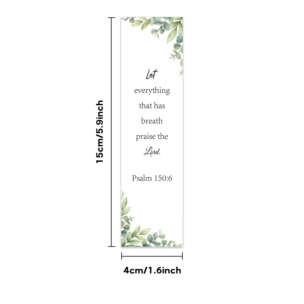 32pcs, Inspirational Bible Bookmarks / Christian Themes / DIY Reading Markers / Perfect for Students / Teachers and Book Lovers