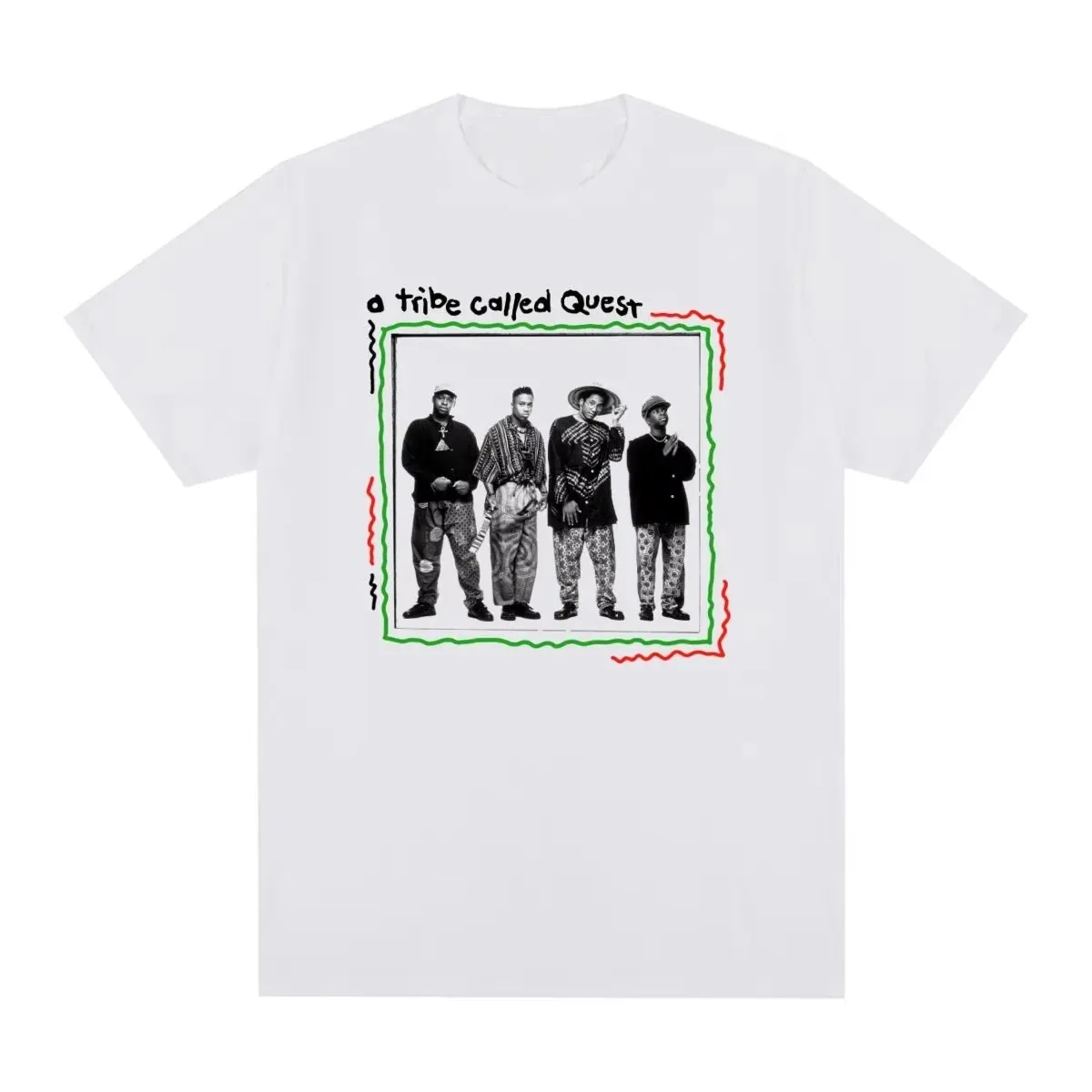 A Tribe Called Quest T-Shirt Graphic Print 90s Hip Hop Tee Unisex Cotton