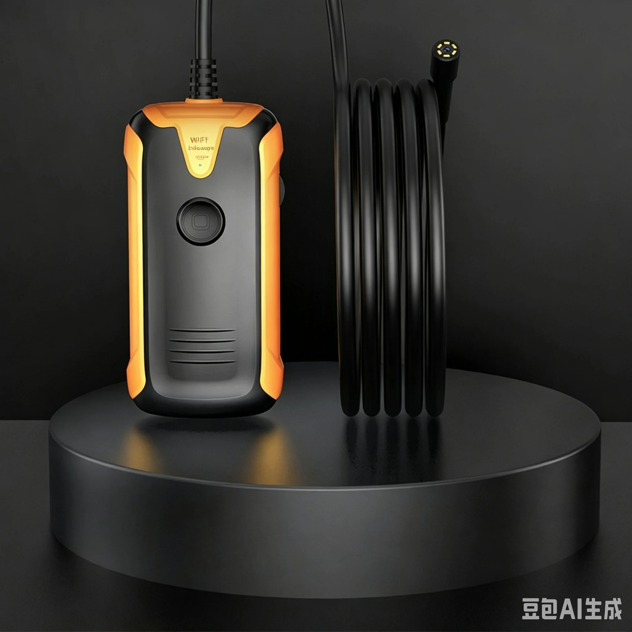 2MP 1080P 8mm Industrial WIFI Endoscope Camera CMOS Borescope Inspection Otoscope Digital Microscope Side-View Front View