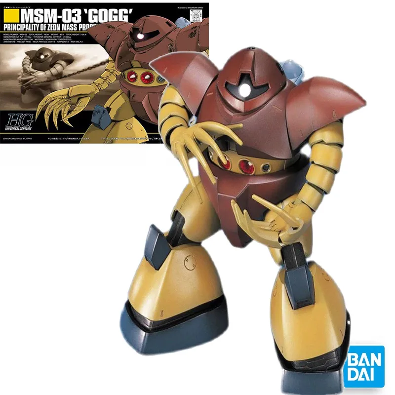 

Bandai Gundam HG1/144 MSM-03 Gogg Аниме Фигурка HGUC Gundam Коллекционные игрушки Украшения для детей Подарки