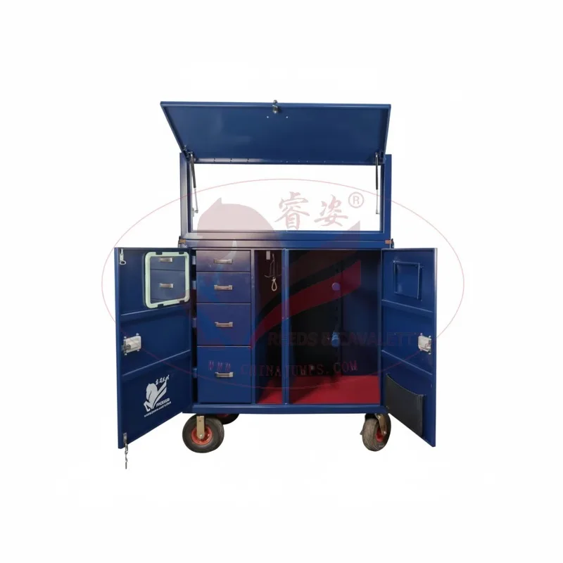 Professional Steel Horse Tack Box Durable Saddle Locker Mobile Tack Locker - High - Strength Steel Equestrian Saddle Storage