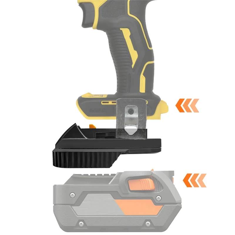 Adaptador AR20DL para batería Ridgid AEG de 18V a herramientas inalámbricas 20V MAX XR, uso para baterías de plataforma Ridgid de 18V duraderas