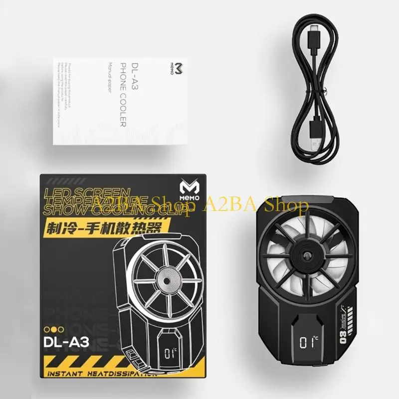 A2BA Powerful Phone Coolers Fan With Improved And Quick Heat Absorption