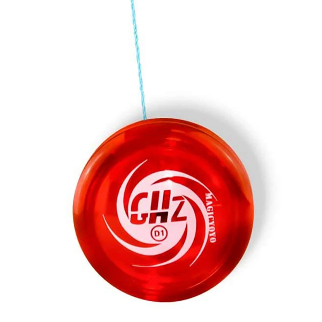 New Arrival Fashion  Responsive Yoyo D1 GHZ,Professional Looping Yoyos for Kids Beginner with Yoyo Strings+Finger +Yoyo Bag,Red