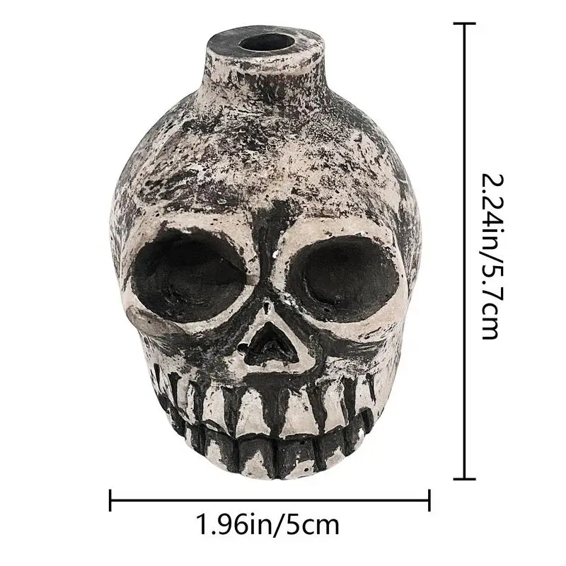 Aztec Death Whistle Worlds Loudest Whistle Portable Skull Spooky Whistle Ceramic Crow Whistle Weird Instruments for Halloween images - 6